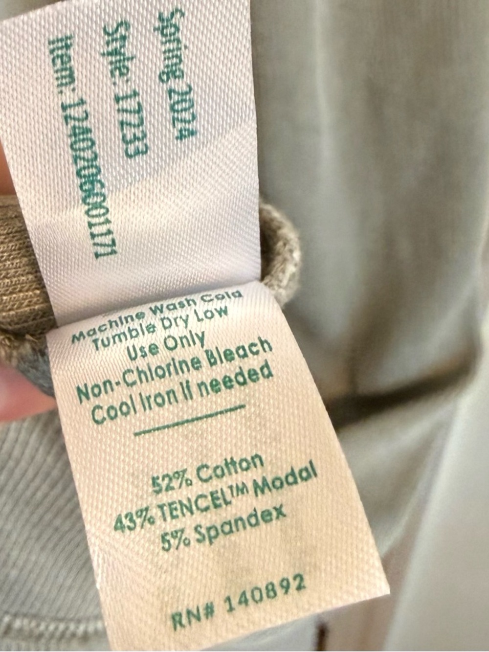 Marine Layer Lexi Rib Sun-In Dress Sage Green Midi Summer - Size XL Cotton Modal - Picture 5 of 10
